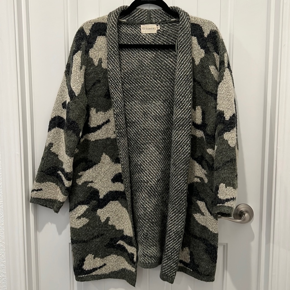 Camo Cardigan